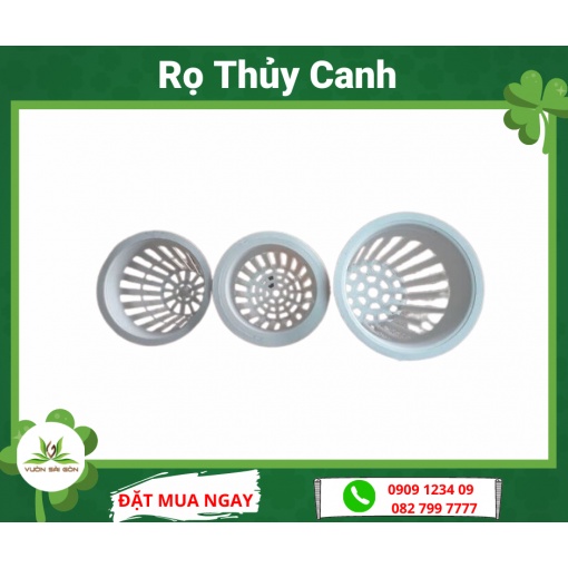 Combo 20 Rọ nhựa trắng trồng rau thủy canh (6cm) (Vườn Sài Gòn - Vuon Sai Gon)