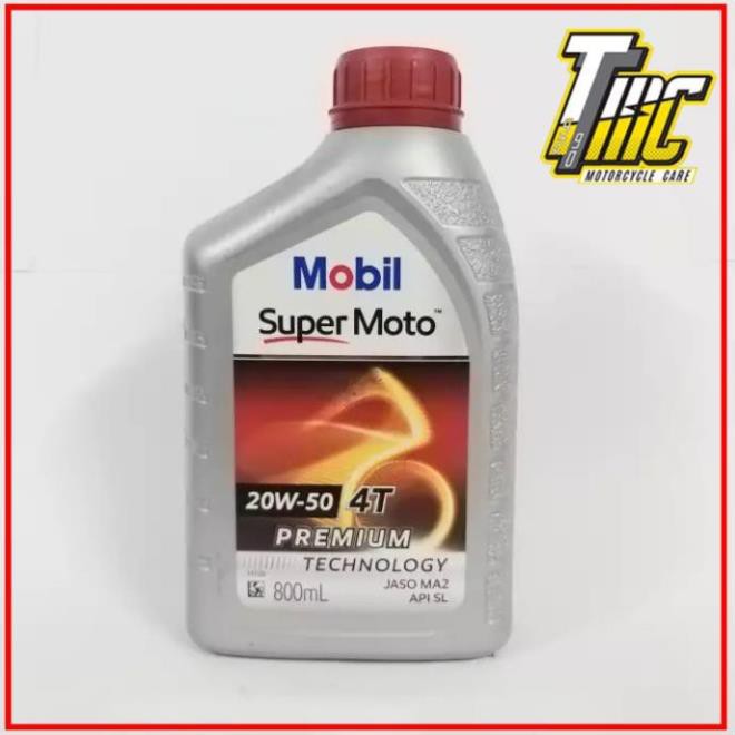 Nhớt Xe Số Mobil Super Moto 20W50 - Nhập Khẩu Singapore