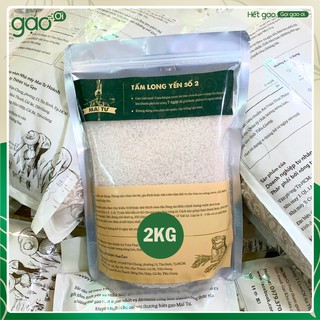 Tấm Thượng Hạng Long Yến Mai Tư - Túi 2kg - Cam Kết Date Mới - Dẻo Ngon Thơm - Gạo đóng túi thương hiệu Mai Tư