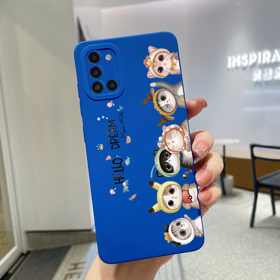 Ốp Điện Thoại Silicon TPU Mềm Chống Sốc Hình Đôi Mắt Đại Bàng Cho Samsung Galaxy A21S A31 Samsung A 21 S A 31