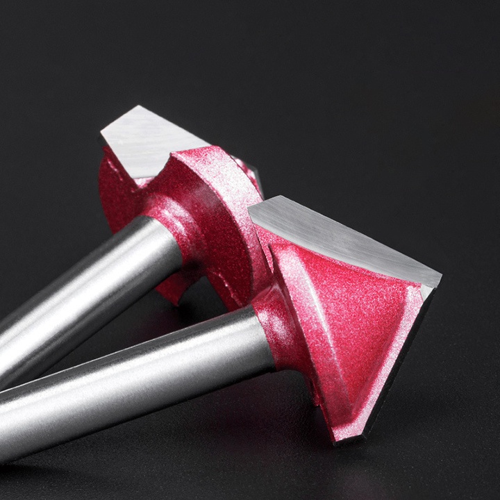 Mũi Phay rãnh V, Mũi soi, Vát cạnh, 60 độ, 90 độ , 120 độ .Bản 22 và bản 32. Mũi dùng cho máy CNC Router.