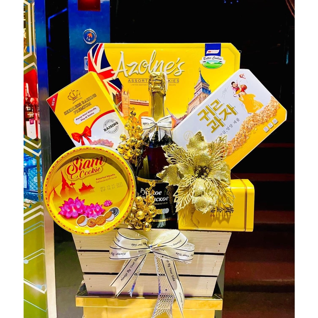 Giỏ Qùa Tết Hộp Qùa Tặng Đựng Bánh Kẹo Đẹp Giá Rẻ Biếu Tết Đơn Giản Sang Trọng Cao Cấp Cho Doanh Nghiệp 2022 | BigBuy360 - bigbuy360.vn