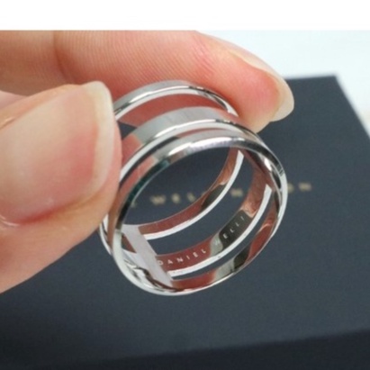 Nhẫn Daniel Wellington Elan Triad Ring Silver D W Full Box- Tuyển CTV - Hỗ trợ DROPSHIP