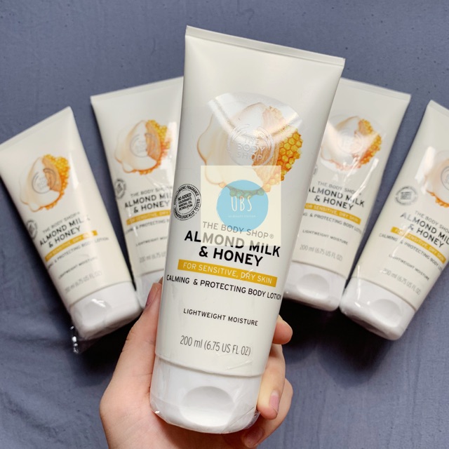 Dưỡng thể Almond Milk & Honey Body Lotion The Body Shop