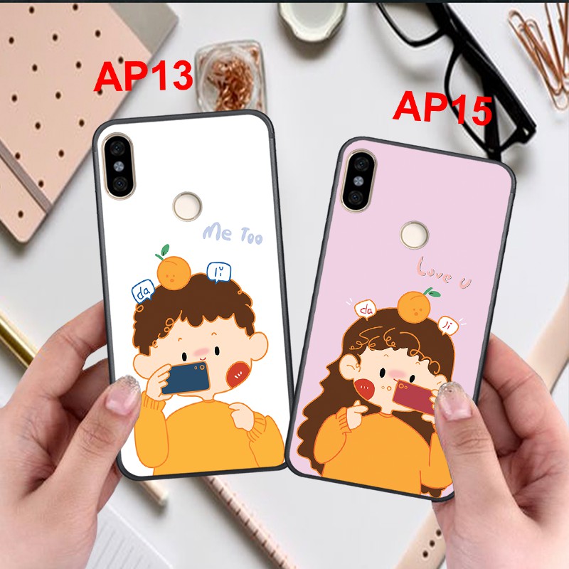 ỐP LƯNG XIAOMI REDMI NOTE 5/5 PRO - REDMI NOTE 6/6PRO- REDMI 6 PRO/MI A2 LITE  ỐP ĐÔI SIÊU DỄ THƯƠNG CỰC BỀN