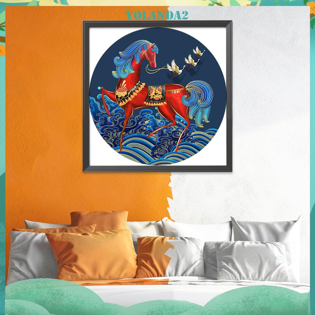 Bộ Tranh Thêu Chữ Thập 11ct In Họa Tiết Phong Cách Trung Quốc Độc Đáo Diy Dùng Trang Trí Nhà Cửa