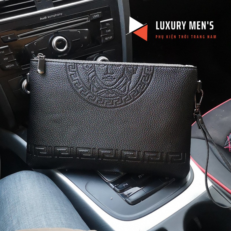 Ví cầm tay nam versace cao cấp