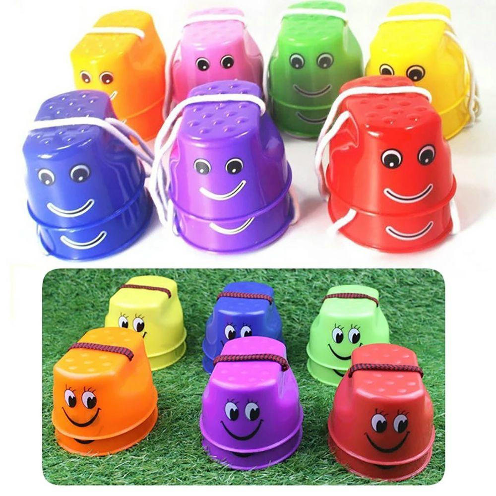 1 Cặp Đồ Chơi Luyện Tập Giữ Thăng Bằng Hình Mặt Cười Bằng Nhựa