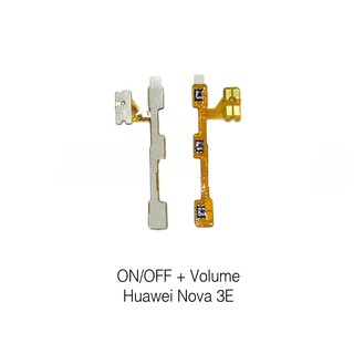 Dây cáp nguồn + âm lượng huawei nova 3e zin