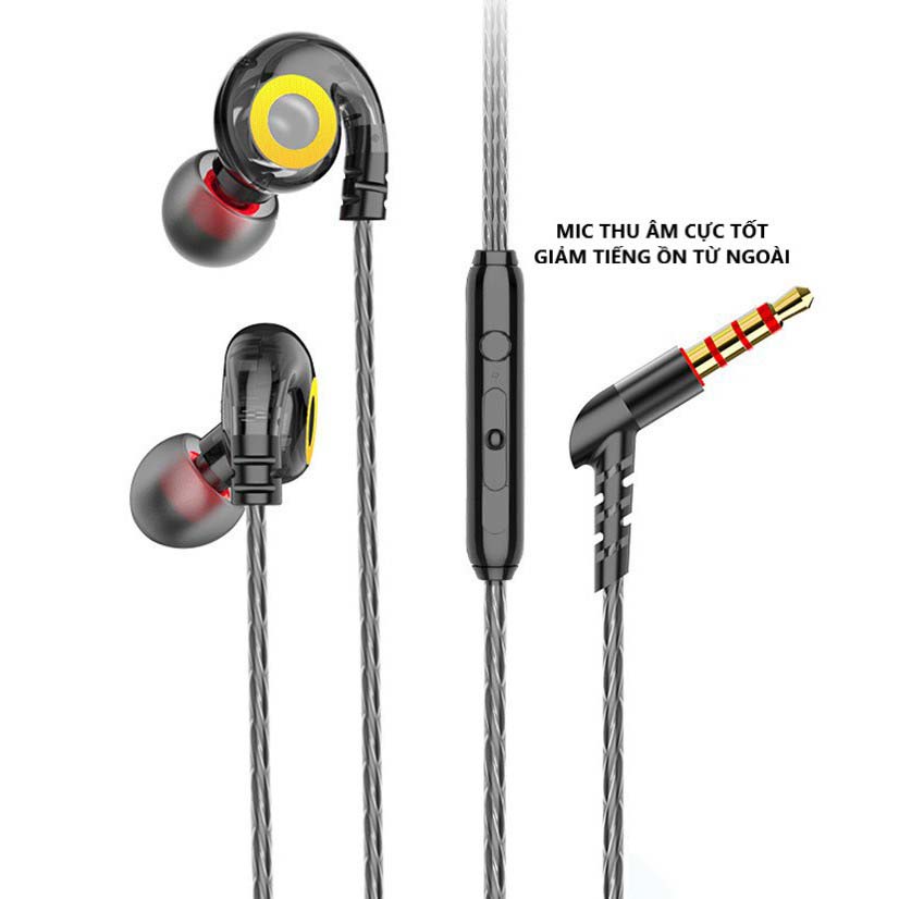 Tai Nghe Chống Ồn Cao Cấp T05 GTS PRO BASS khủng Driver Dynamic 14mm chiến hêt mọi loại game bảo hành 36 tháng