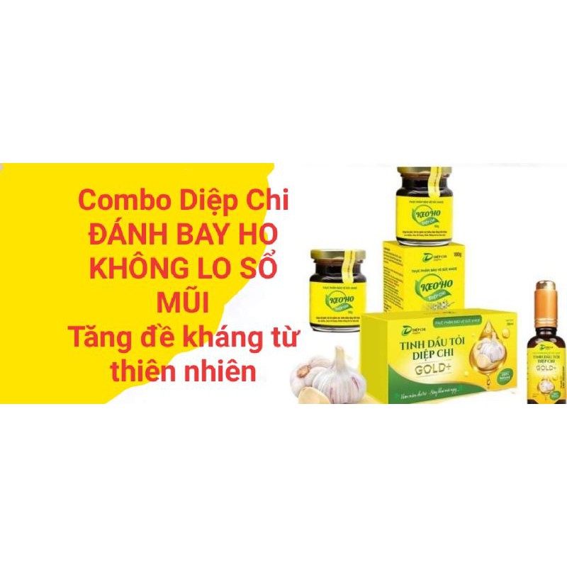 [Dầu tràm Huế] Dầu tỏi Diệp Chi-keo ho Diệp Chi