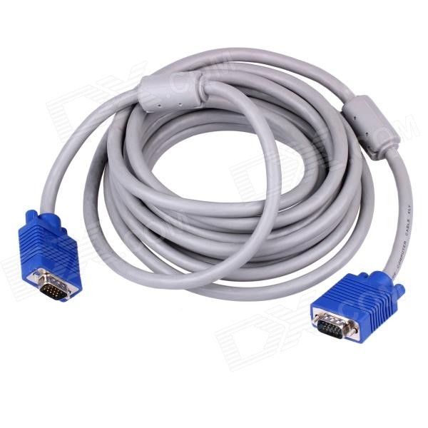 Cable VGA dài 1,5m - 3m - 5m - 10m -15m -20m kết nối từ PC,  đến màn hình, máy chiếu theo chuẩn VGA chống nhiễu.