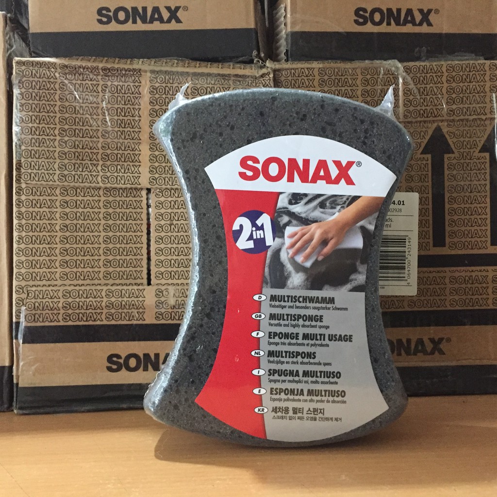 Mút rửa xe ô tô - Sonax 2in1 Multi Sponge 428000
