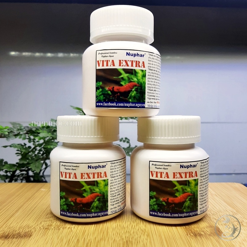 Nuphar - VITA EXTRA | Chế Phẩm Bổ Sung Vitamin - Tăng Cường Sức Đề Kháng Dành Cho Cá Tép Cảnh