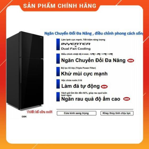[ VẬN CHUYỂN MIỄN PHÍ KHU VỰC HÀ NỘI ] Tủ lạnh Hitachi Inverter 366 lít R-FVY480PGV0(GBK) - [ Bmart247 ] BM