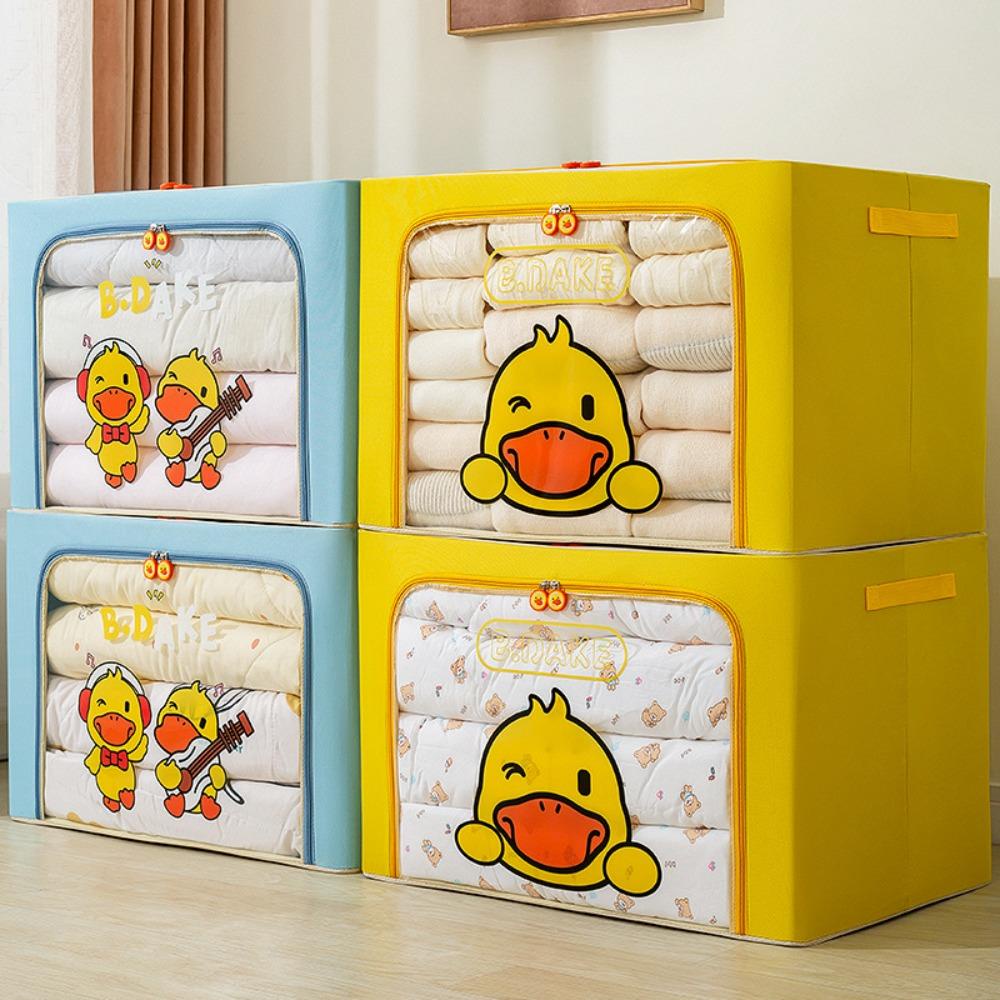Hộp Đựng Quần Áo Cỡ Lớn Khung Thép Chống Ẩm Tiện Dụng