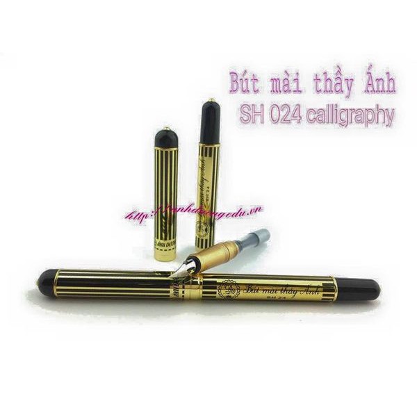 [Chính hãng] Bút Mài Thầy Ánh SH024 Calligraphy Gold - Bút Luyện Viết Chữ Đẹp