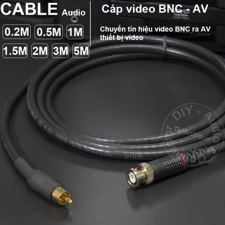 Cáp bnc sang av diy 0.2 đến 5 mét - dây av sang bnc