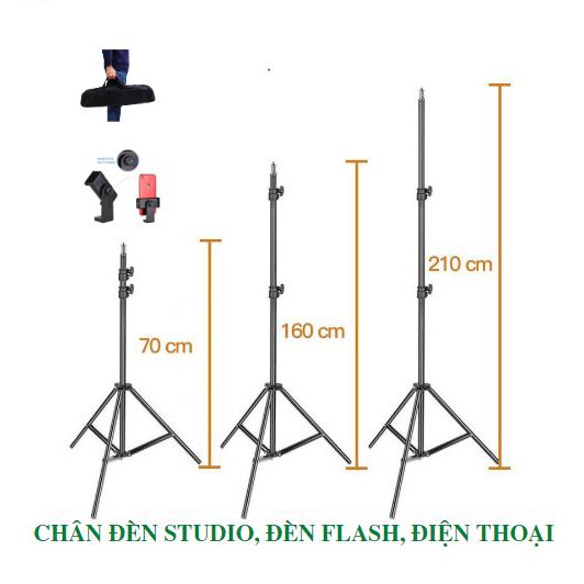 Chân đèn studio, chân đèn Flash chụp ảnh, quay phim