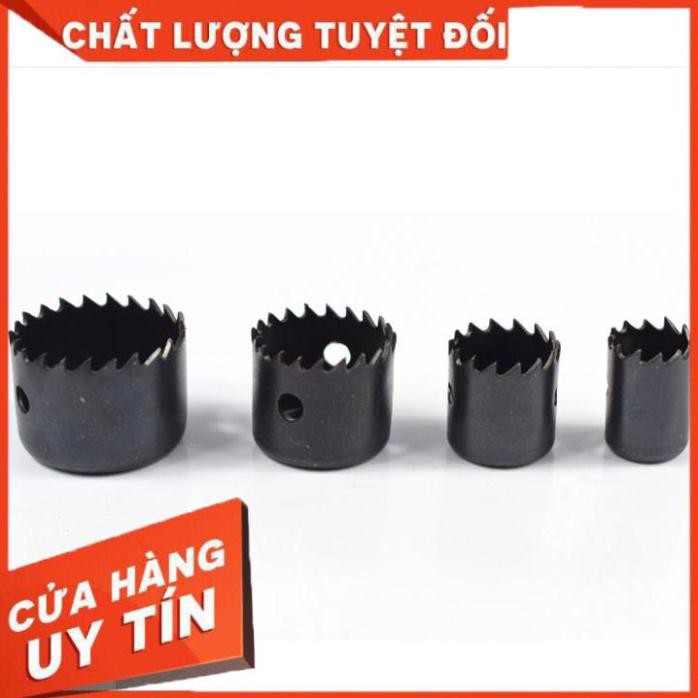 Bộ khoét lỗ tròn đa năng tạo lỗ loa,trần thạch cao,... 15 chi tiết màu đen