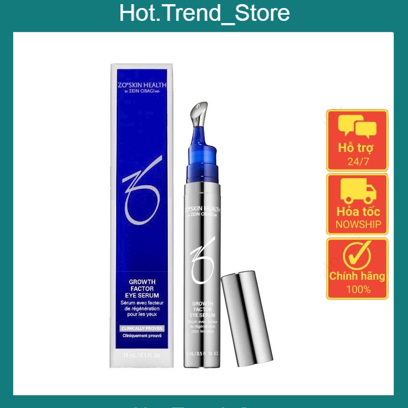 Serum chống lão hóa vùng mắt Zo Skin Health Growth Factor Eye Serum 15ml [ Chính Hãng ]