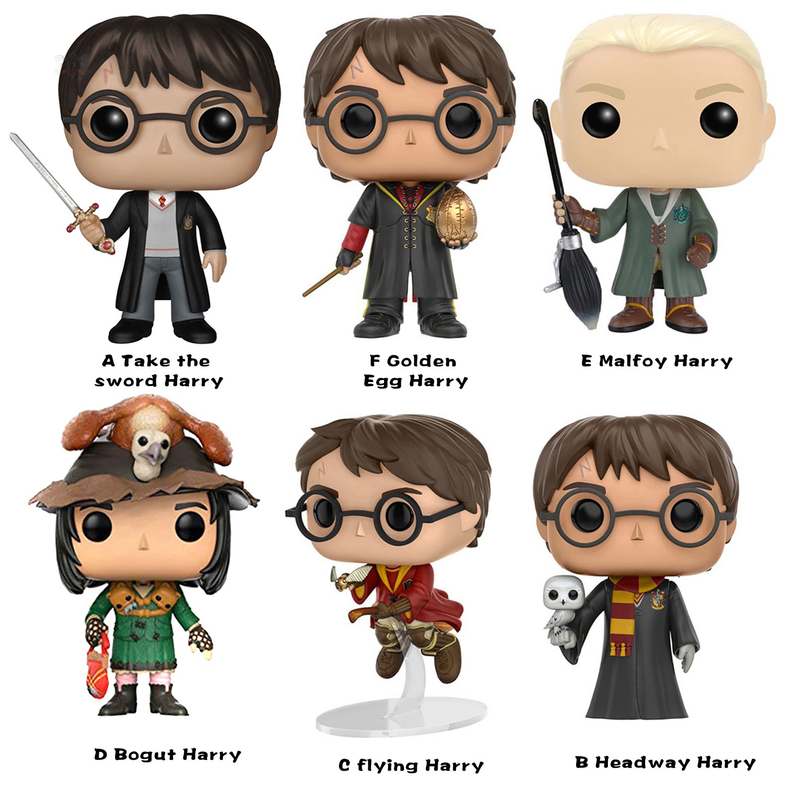 VN Đồ trang trí Nhân Vật Phim Harry Potter Bằng Pvc