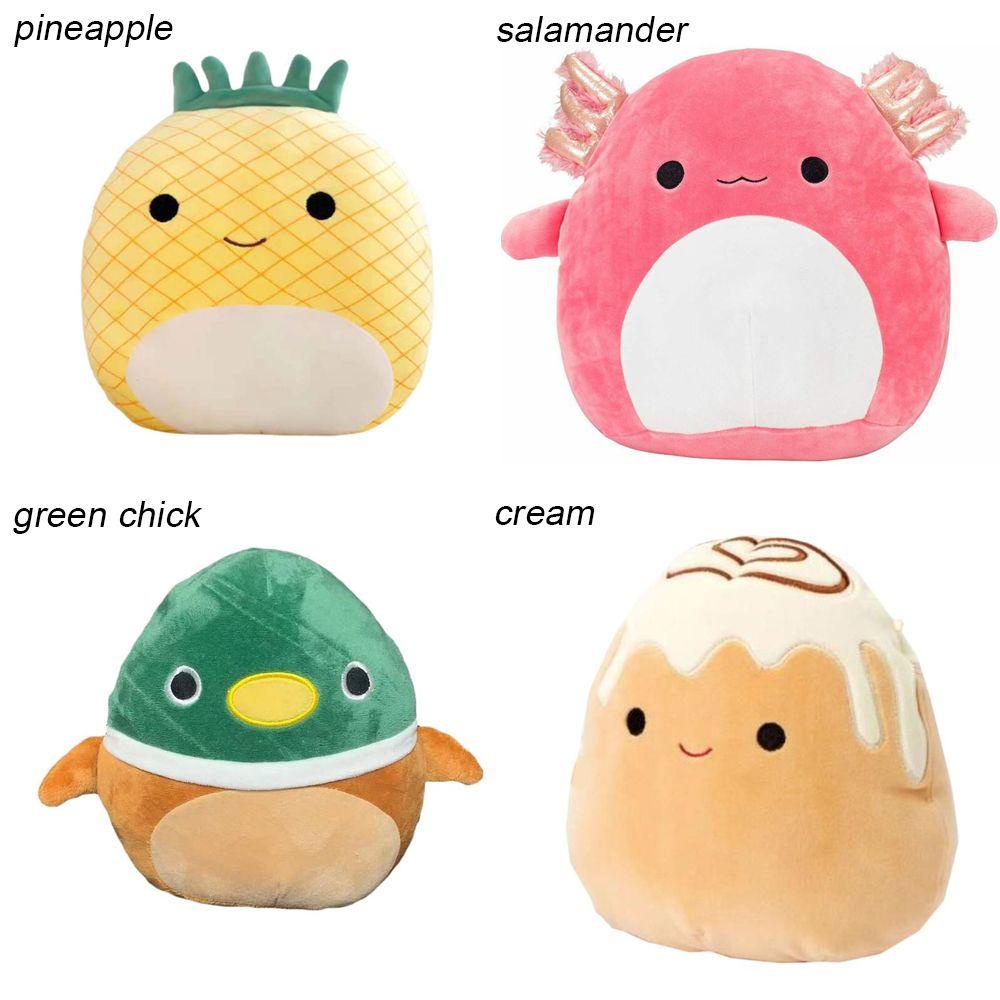 Cầu vồng 25 cm squishmallow gối bán nóng mềm nhồi bông trẻ em quà tặng động vật plushie doll