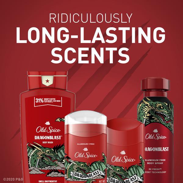 [FREESHIP] Lăn Khử Mùi Old Spice Wild Collection Dragonblast 73Gr (Sáp Trắng)