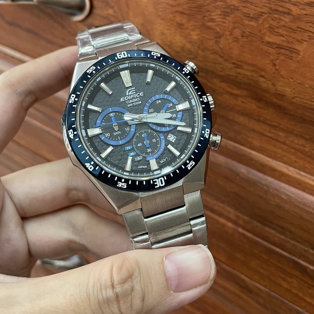 ĐỒNG HỒ NAM CASIO EDIFICE EQS920 EQS800- DÂY THÉP - SIZE 46MM
