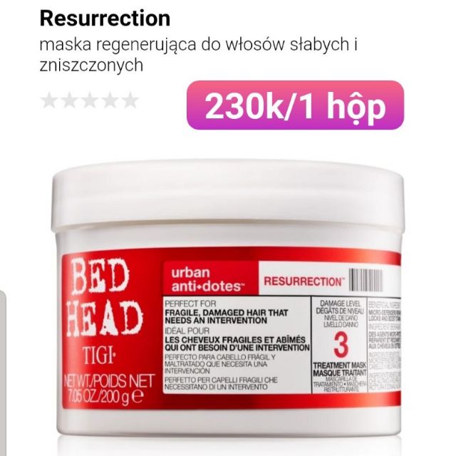 Ủ tóc Tigi đỏ _balan