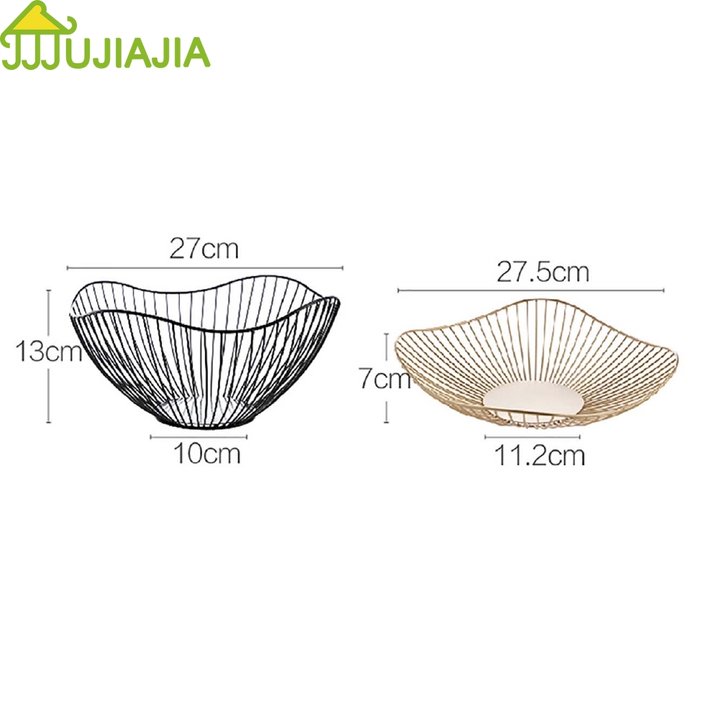 Rổ Đựng Trái Cây/Đồ Ăn Vặt Jujiajia Bằng Sắt Gia Công Phong Cách Bắc Âu Sáng Tạo