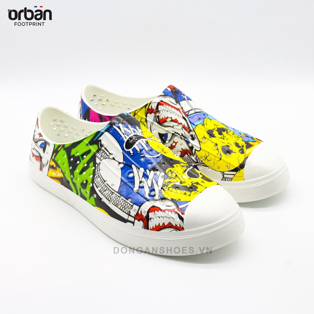 Giày nhựa Orban in hình cho cả gia đình, made in Viet Nam - pb100