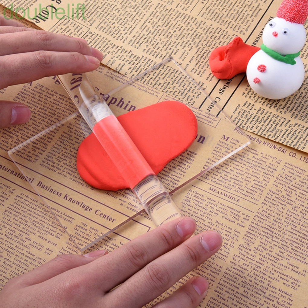 Cây lăn đất sét bằng acrylic dùng để tạo hình làm đồ thủ công tiện lợi