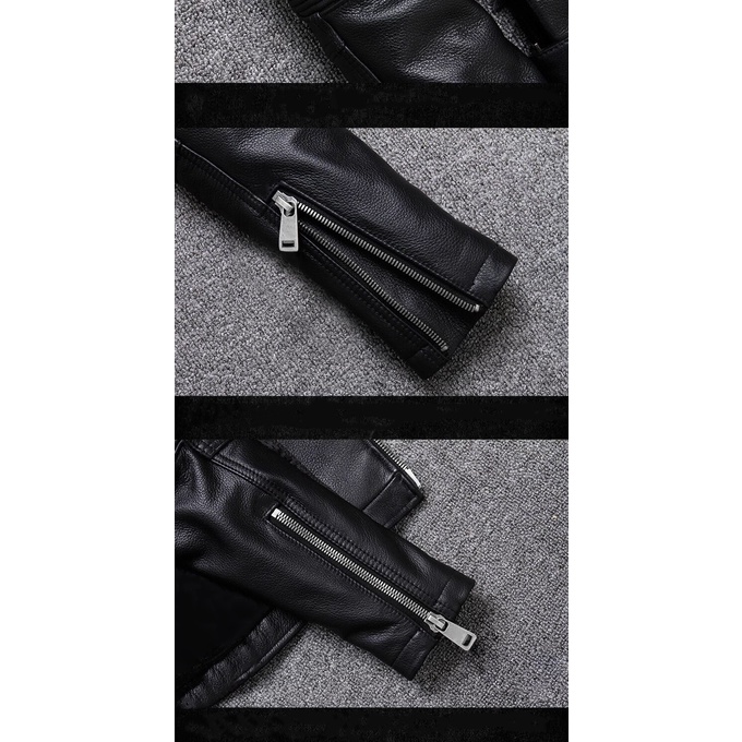 Áo khoác da nam Biker Jacket cao cấp-Da07