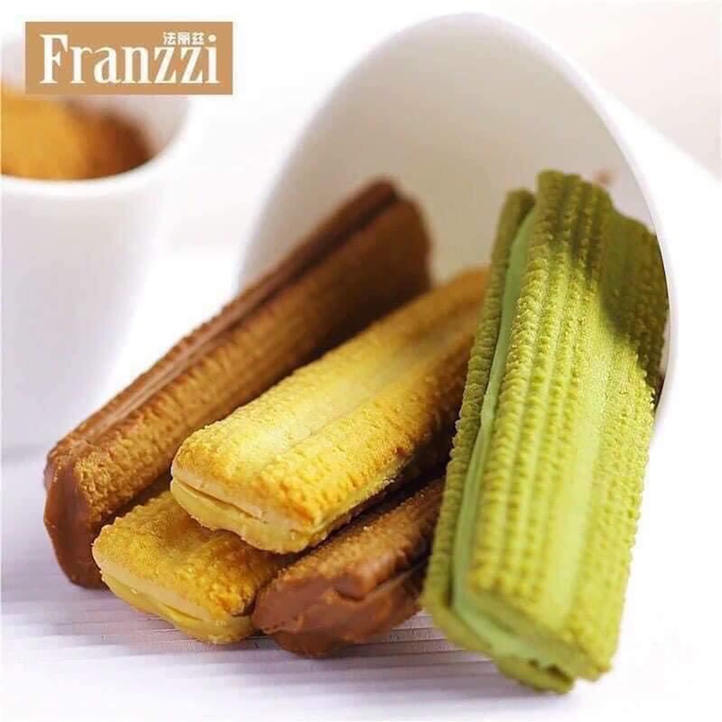 Bánh quy Franzzi cookie chocolate kẹp kem hộp 58g 5 chiếc ăn vặt Cô Nương Béo