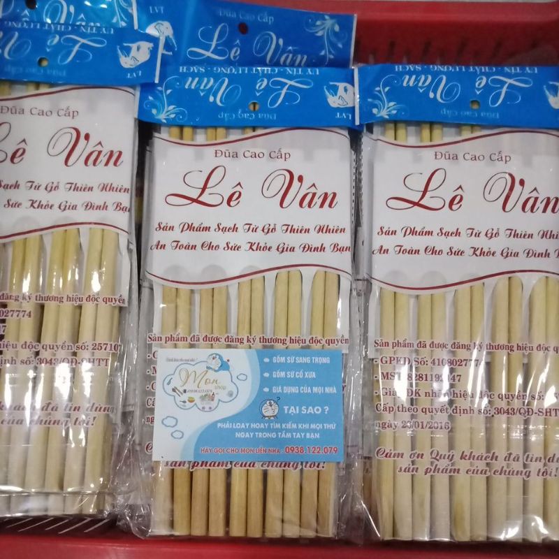 Đũa Gỗ Từ Thiên Nhiên Lê Vân