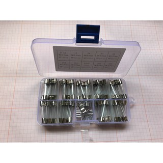 Hộp cầu chì đa năng 6x30mm tổng hợp đế+ 9 loại mỗi loại 8 cái từ 0.5A đến 30A