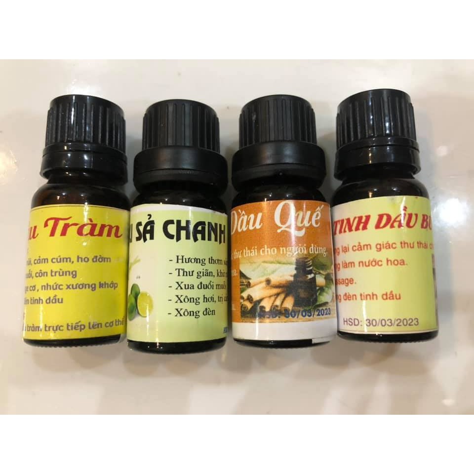 Lọ 10ml tinh dầu xông thiên nhiên