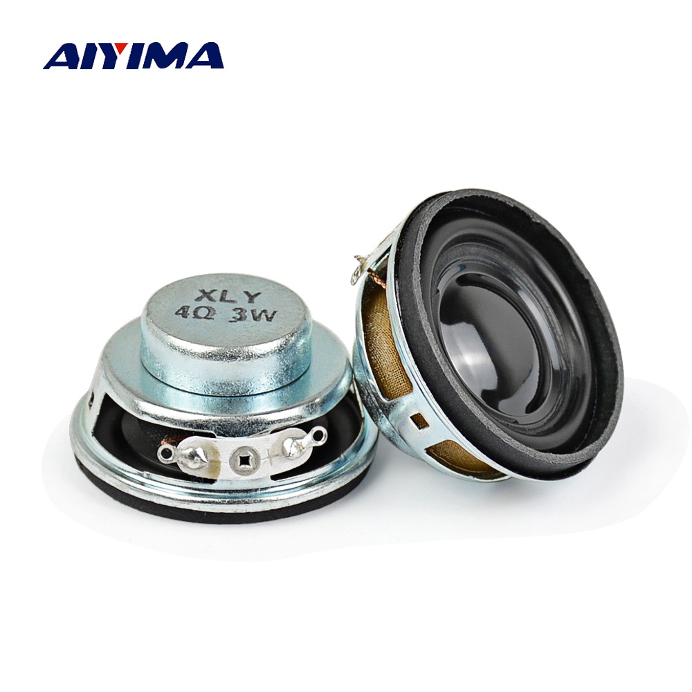 Aiyima 2 Chiếc 1.5 Inch HiFi 4Ohm 3W Loa Toàn Dải 40MM Loa Âm Thanh Di Động Cho Loa Bluetooth DIY