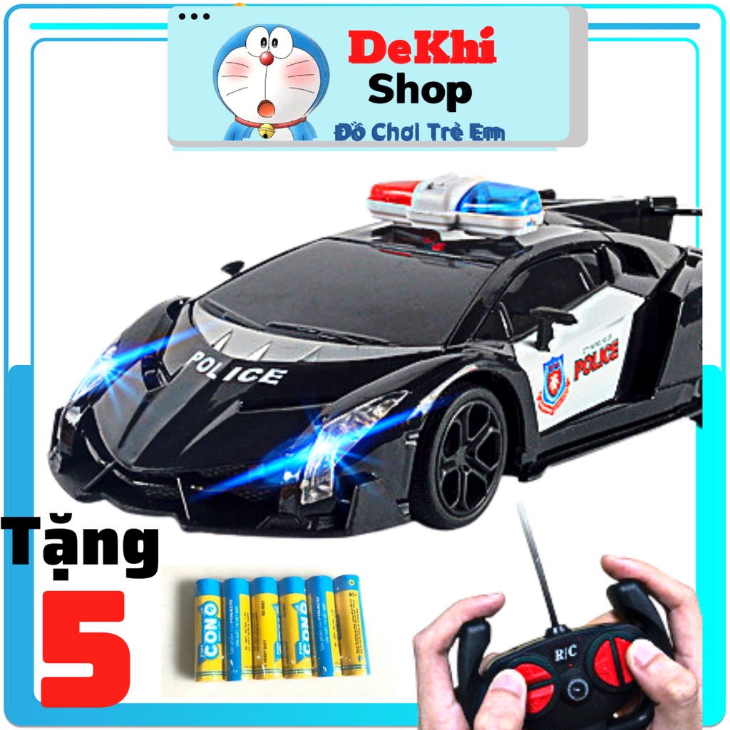 Xe điều khiển từ xa cảnh sát ô tô đồ chơi điều khiển từ xa - đồ chơi điều khiển, máy bay điều khiển từ xa