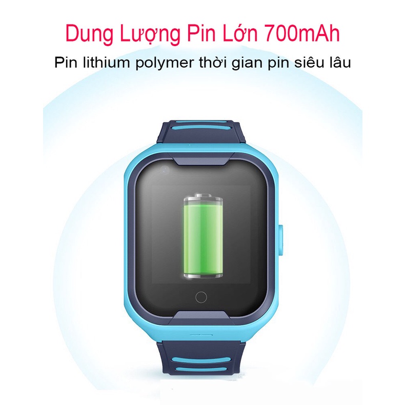 Đồng hồ thông minh trẻ em ANNCOE AC86F định vị GPS - Gọi Video Call- Dug lượng pin 700mAh- Ngôn Ngữ tiếng việt