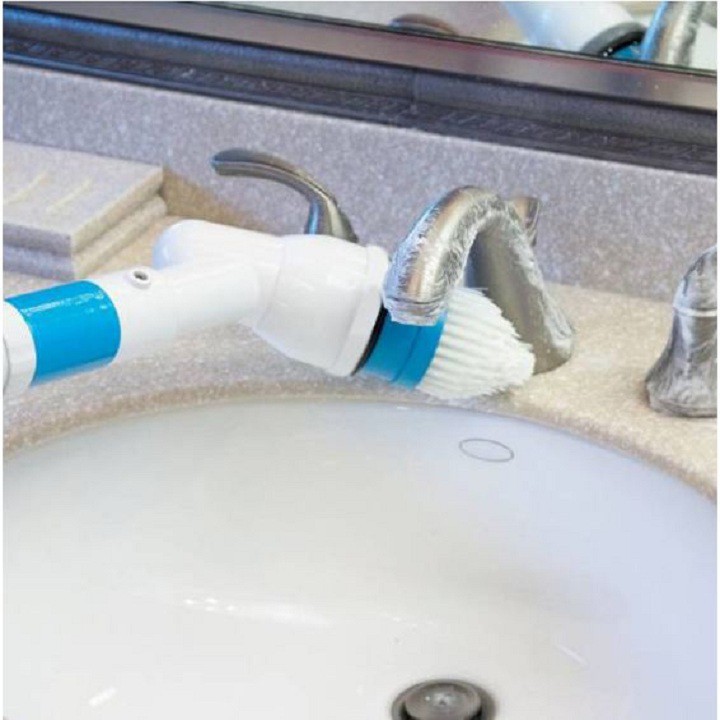 Chổi Điện Sạc Đa Năng 3 Đầu Thay Đổi Spin 300 RPM