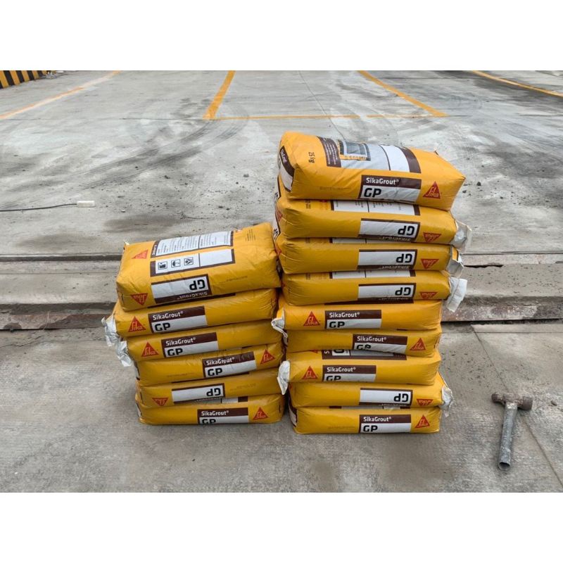 Sika Grout Gp - Vữa tự chảy không co ngót đổ cổ ống, hộp kỹ thuật, đế móng cột.