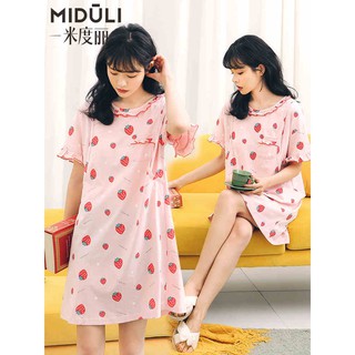 Đầm bầu, Váy bầu và sau sinh cho bé bú MIDULI chất cotton VB01