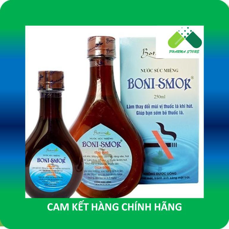 !!! Nước súc miệng Boni Smok - Nước súc miệng cai thuốc lá [BoniSmok]