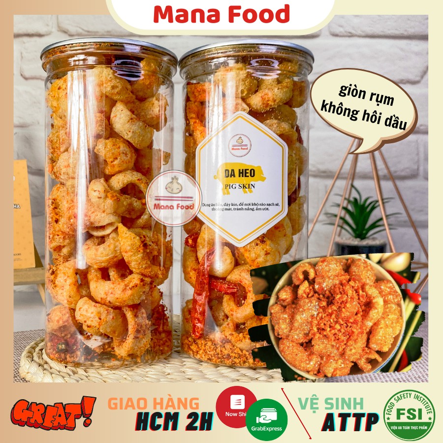 [Mã 267FMCGSALE giảm 8% đơn 500K] 150G Da Heo Muối Ớt Mana Food , da heo mắm hành, da heo tóp mỡ | Giòn rụm - thích mê | BigBuy360 - bigbuy360.vn