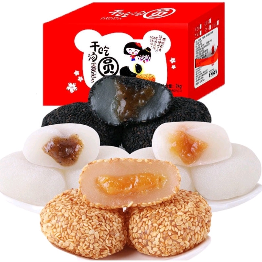 [THÙNG] BÁNH MOCHI ĐÀI HAI CÔ GÁI  MIX 4 VỊ CHUẨN 2.2KG MỚI VỀ