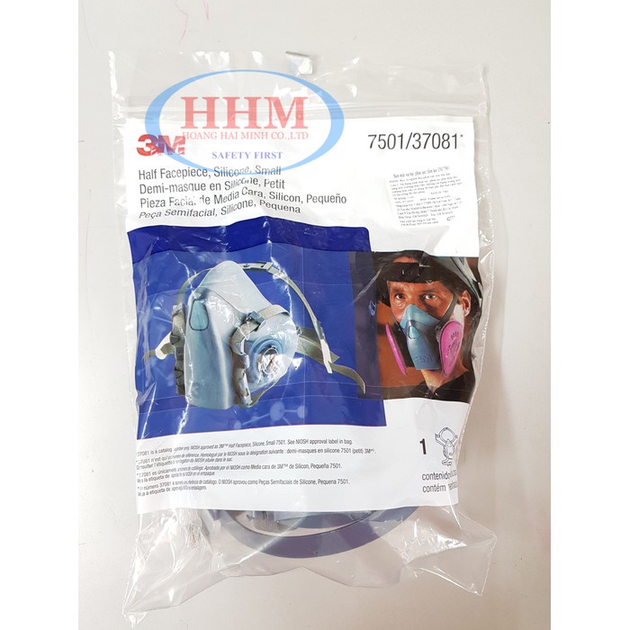 Mặt nạ phòng độc 3M. 7501 - chưa bao gồm phin lọc