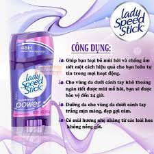 Lăn Khử Mùi Dạng Sáp Dành Cho Nữ Lady Speed Stick