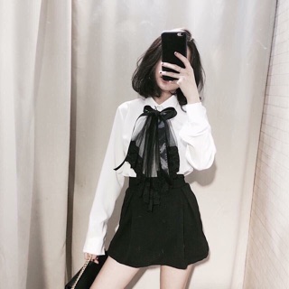 Set sơ mi ren